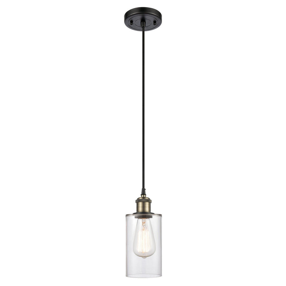 Innovations Ballston 516-1P-BAB-G802 Pendant Light - Black Antique Brass