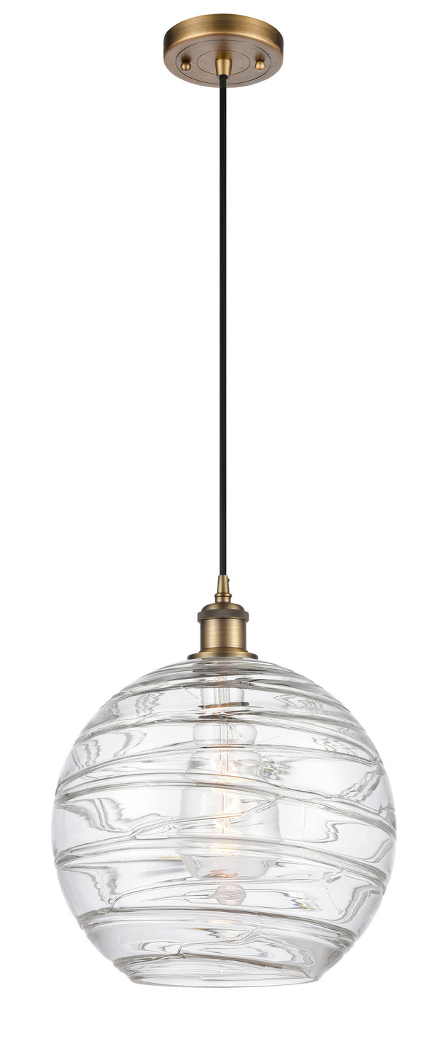 Innovations Ballston 516-1P-BB-G1213-12-LED Pendant Light - Brushed Brass
