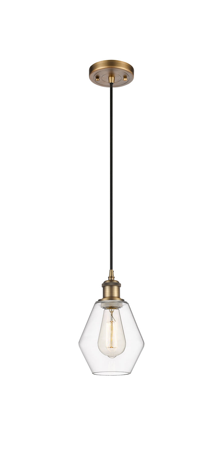 Innovations Ballston 516-1P-BB-G652-6-LED Pendant Light - Brushed Brass