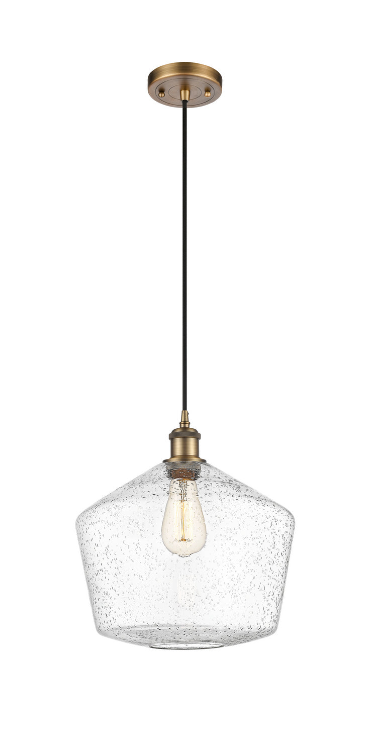 Innovations Ballston 516-1P-BB-G654-12-LED Pendant Light - Brushed Brass