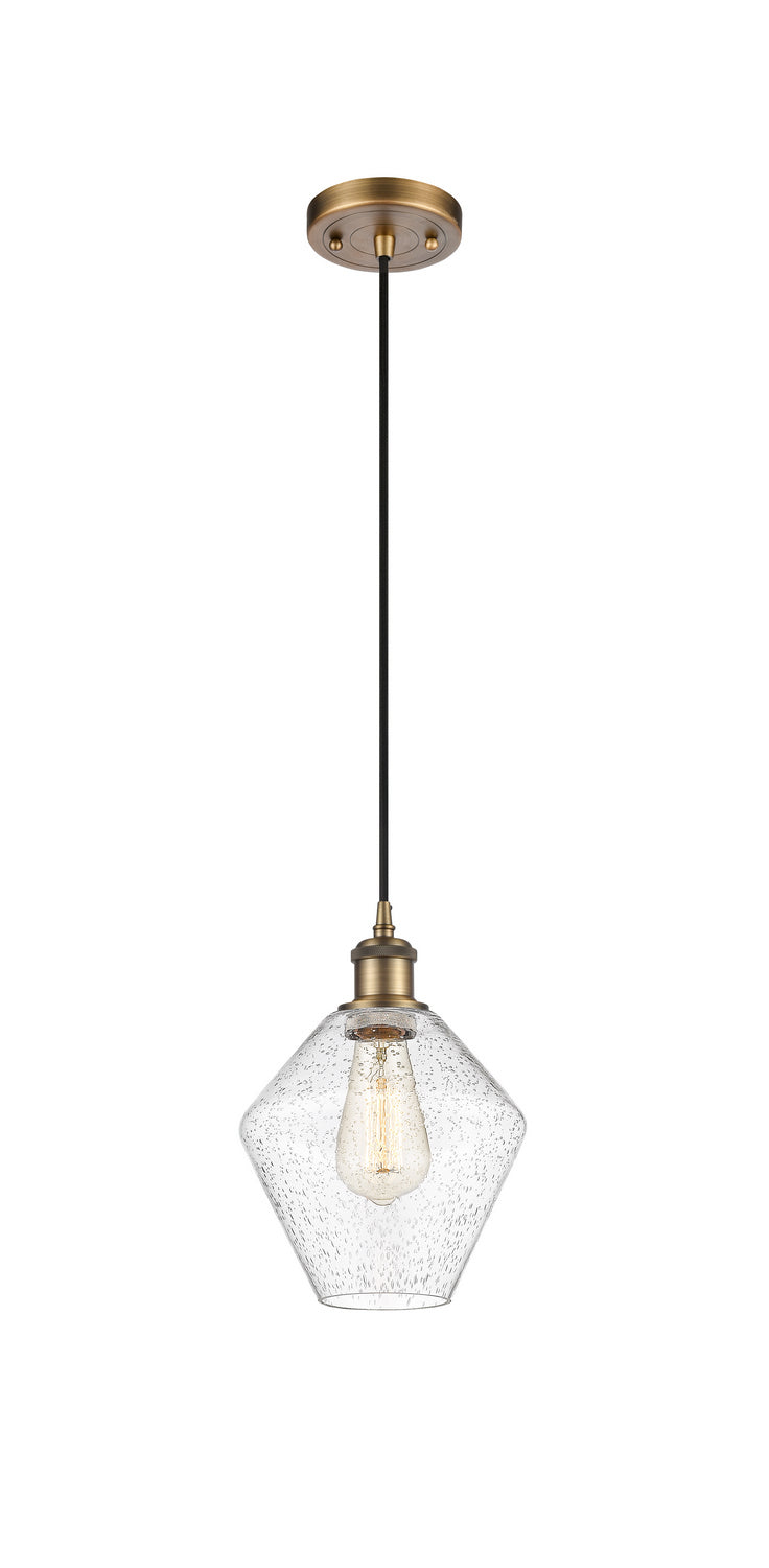 Innovations Ballston 516-1P-BB-G654-8 Pendant Light - Brushed Brass