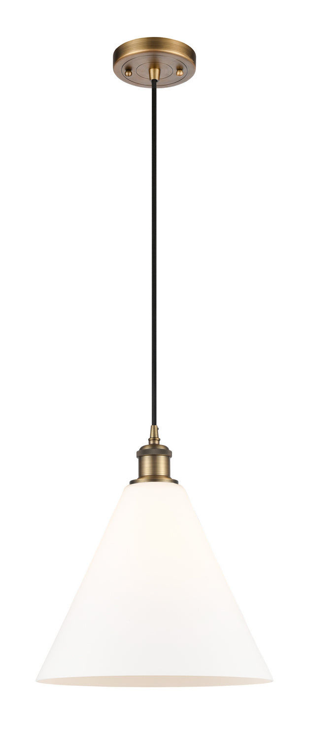 Innovations Ballston 516-1P-BB-GBC-121 Pendant Light - Brushed Brass