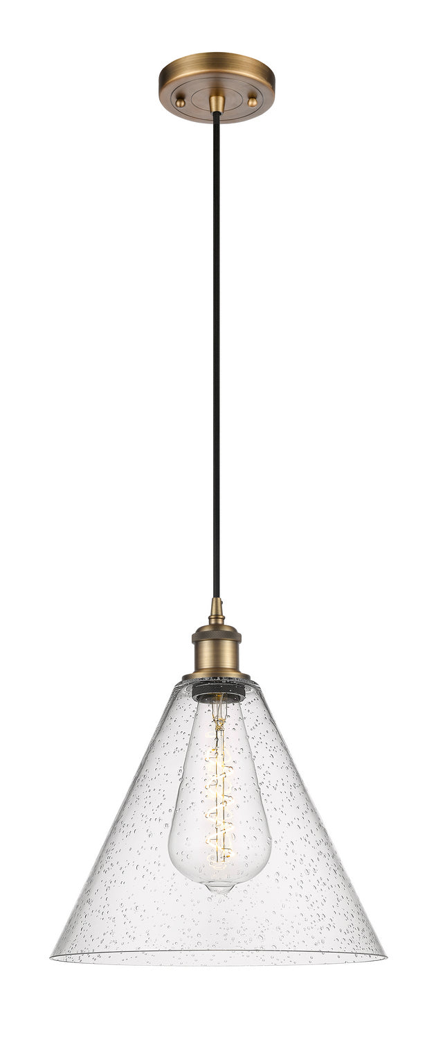 Innovations Ballston 516-1P-BB-GBC-124 Pendant Light - Brushed Brass