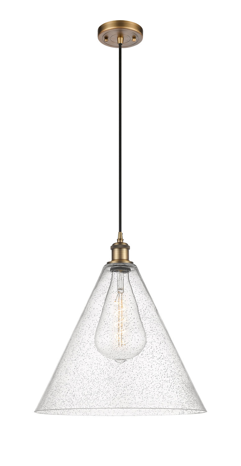 Innovations Ballston 516-1P-BB-GBC-164-LED Pendant Light - Brushed Brass