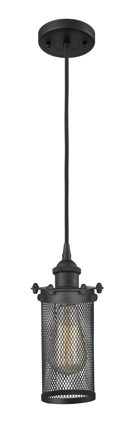 Innovations Austere 516-1P-BK-CE219-LED Pendant Light - Matte Black