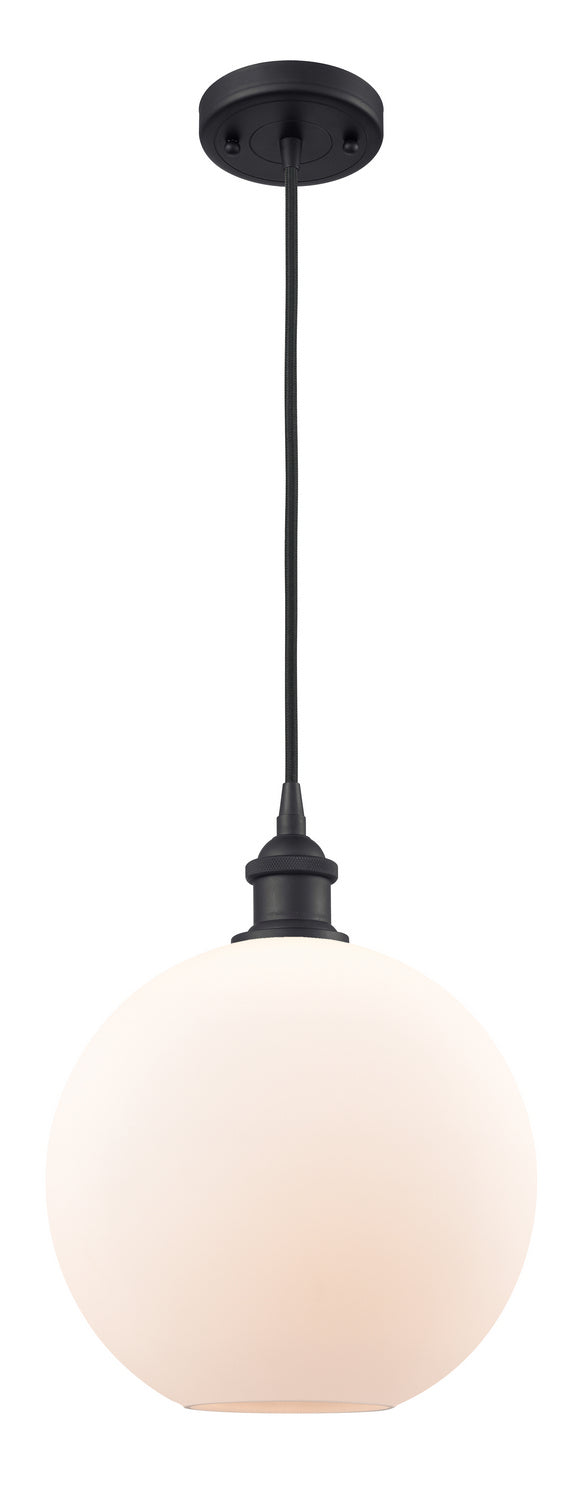 Innovations Ballston 516-1P-BK-G121-10 Pendant Light - Matte Black