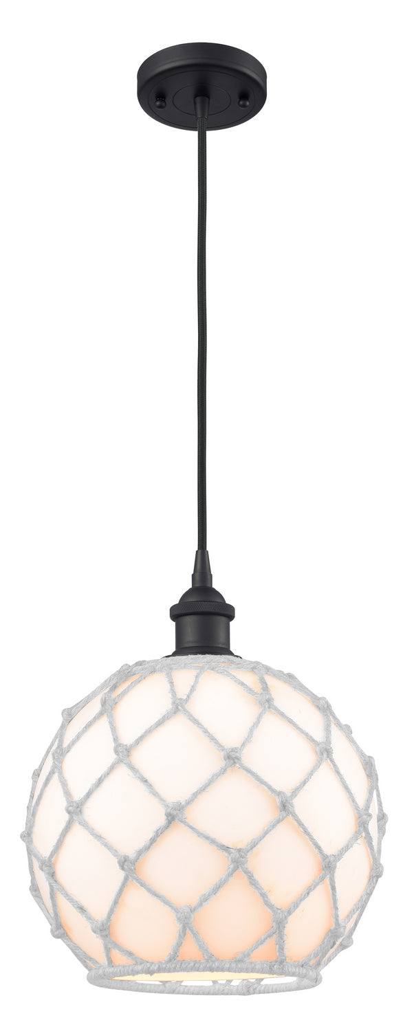 Innovations Ballston 516-1P-BK-G121-10RW-LED Pendant Light - Matte Black