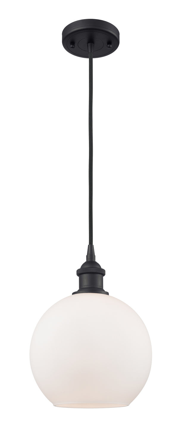 Innovations Ballston 516-1P-BK-G121-8 Pendant Light - Matte Black