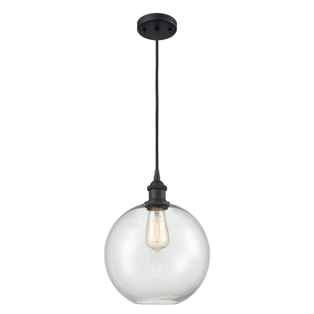 Innovations Ballston 516-1P-BK-G122-10 Pendant Light - Matte Black