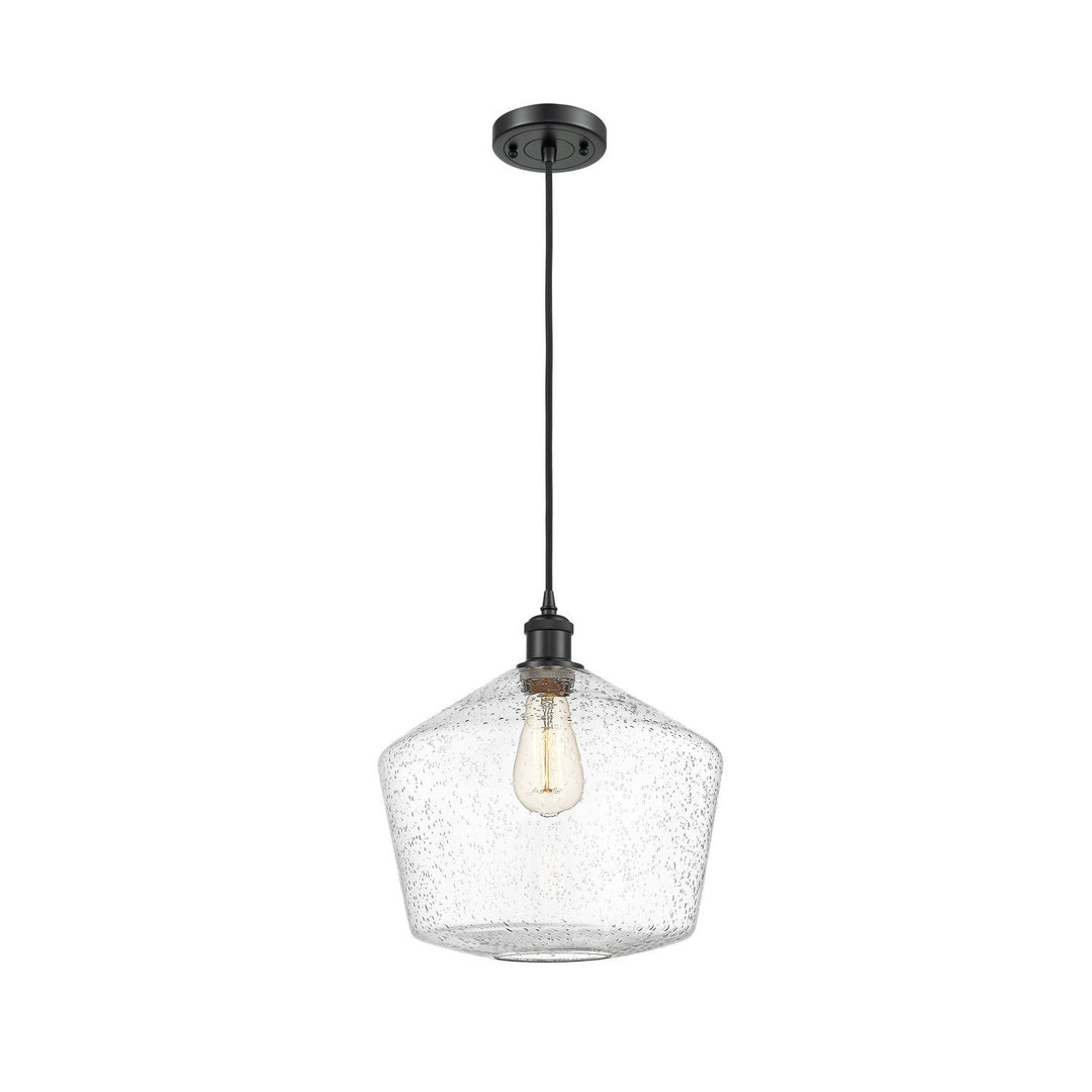 Innovations Ballston 516-1P-BK-G654-12 Pendant Light - Matte Black