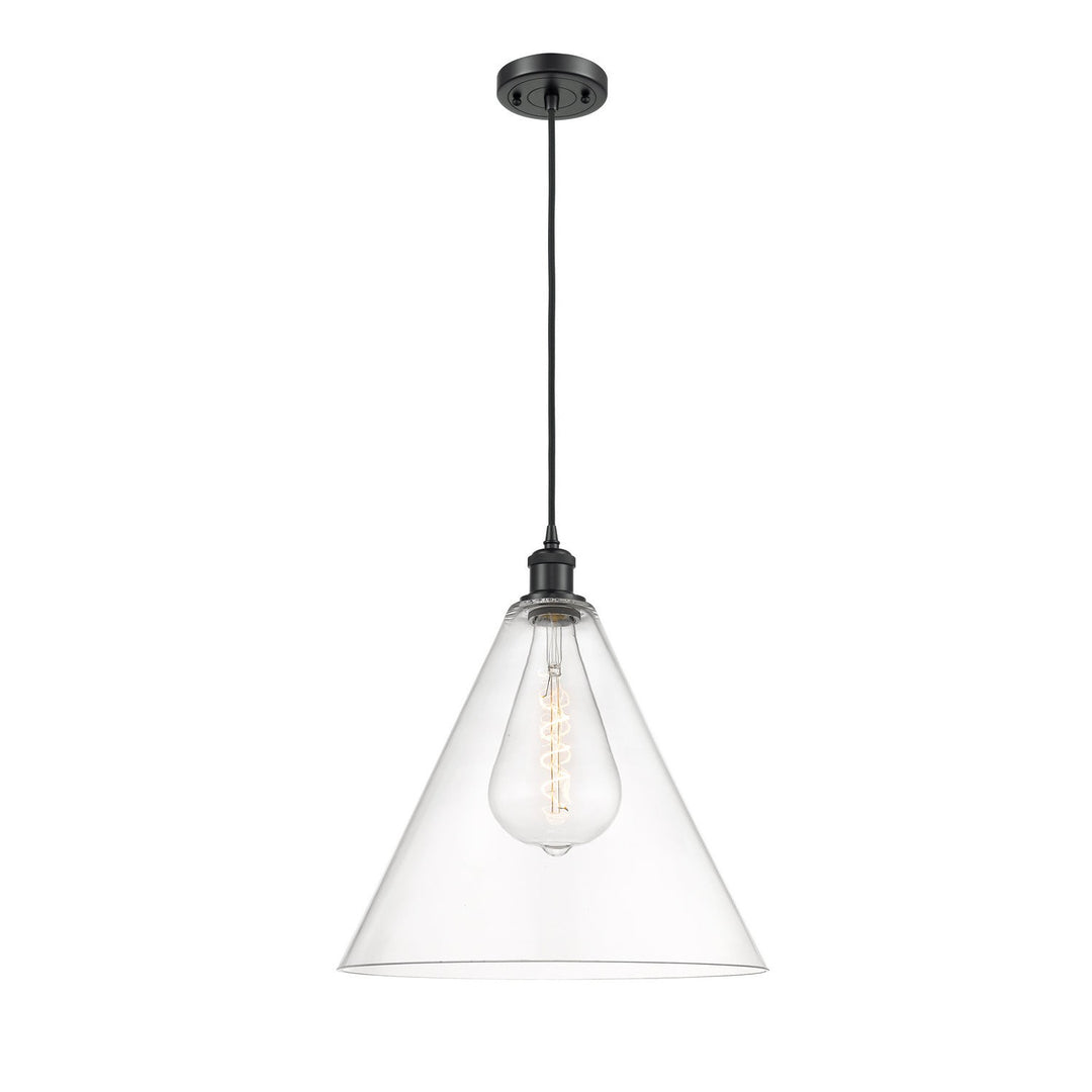 Innovations Ballston 516-1P-BK-GBC-162-LED Pendant Light - Matte Black
