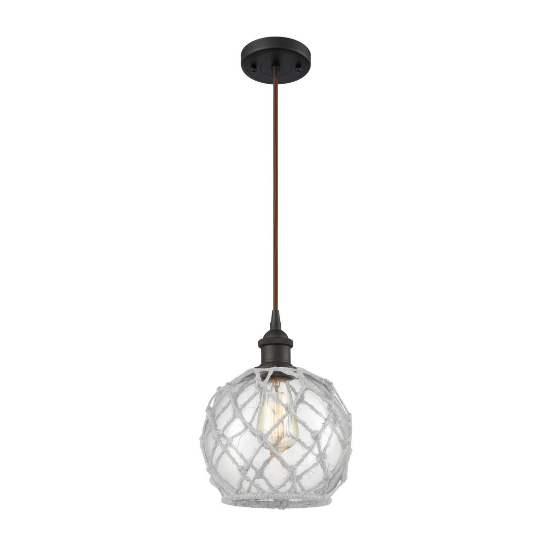 Innovations Ballston 516-1P-OB-G122-8RW Pendant Light - Oil Rubbed Bronze
