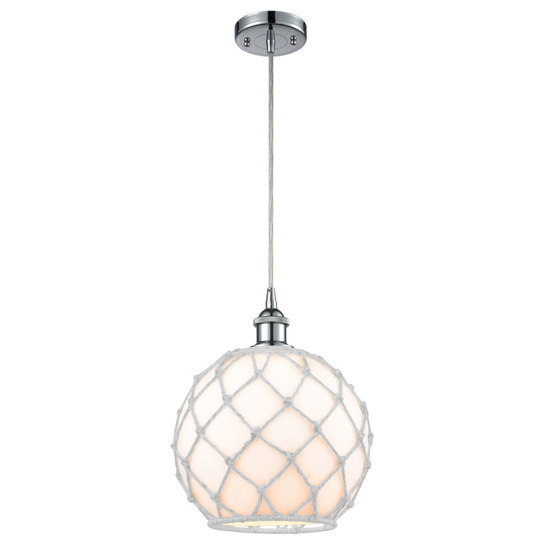 Innovations Ballston 516-1P-PC-G121-10RW Pendant Light - Polished Chrome