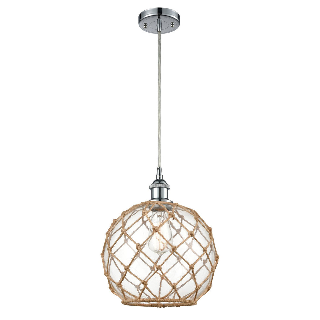 Innovations Ballston 516-1P-PC-G122-10RB-LED Pendant Light - Polished Chrome