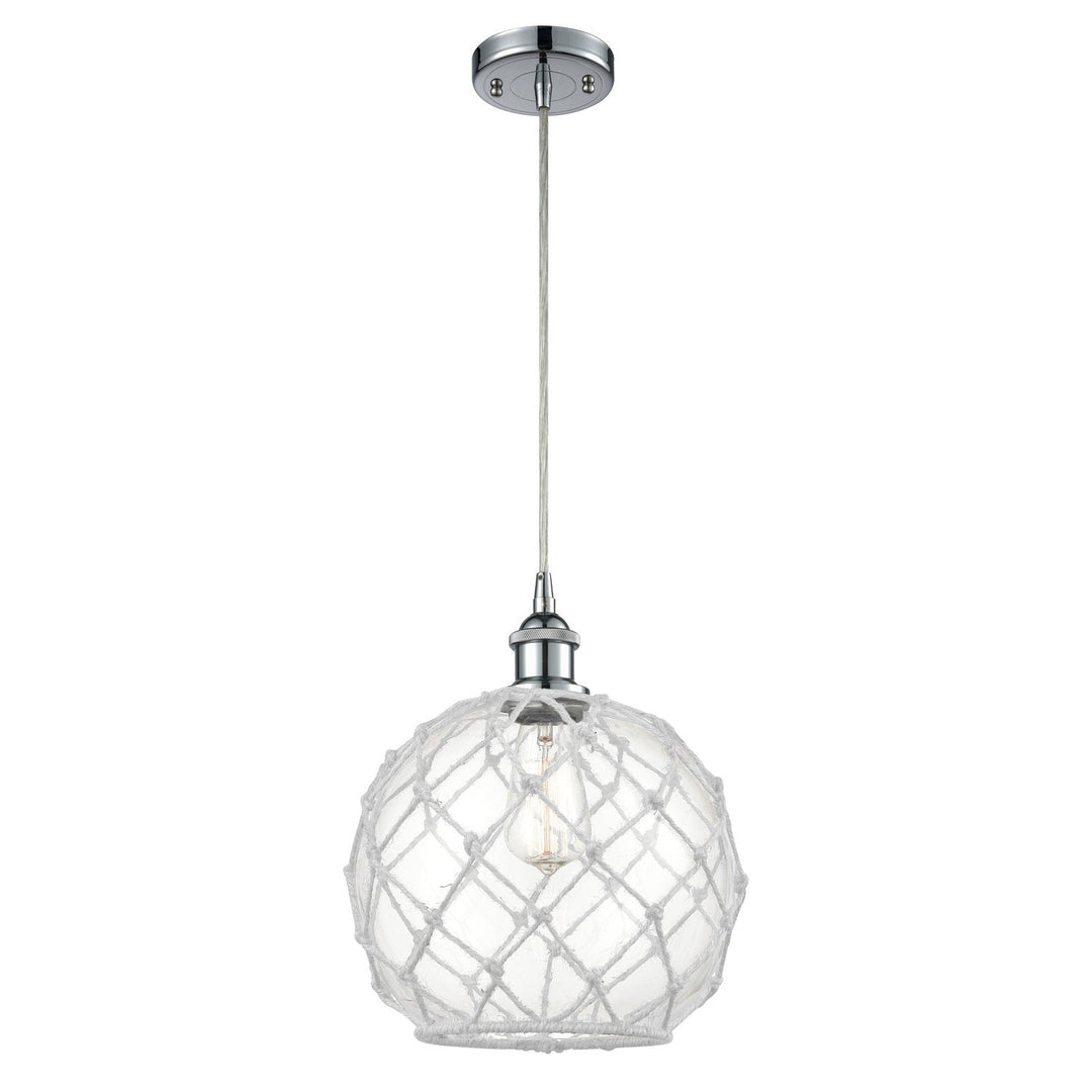 Innovations Ballston 516-1P-PC-G122-10RW Pendant Light - Polished Chrome