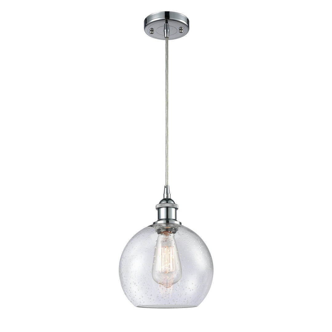 Innovations Ballston 516-1P-PC-G124-8-LED Pendant Light - Polished Chrome