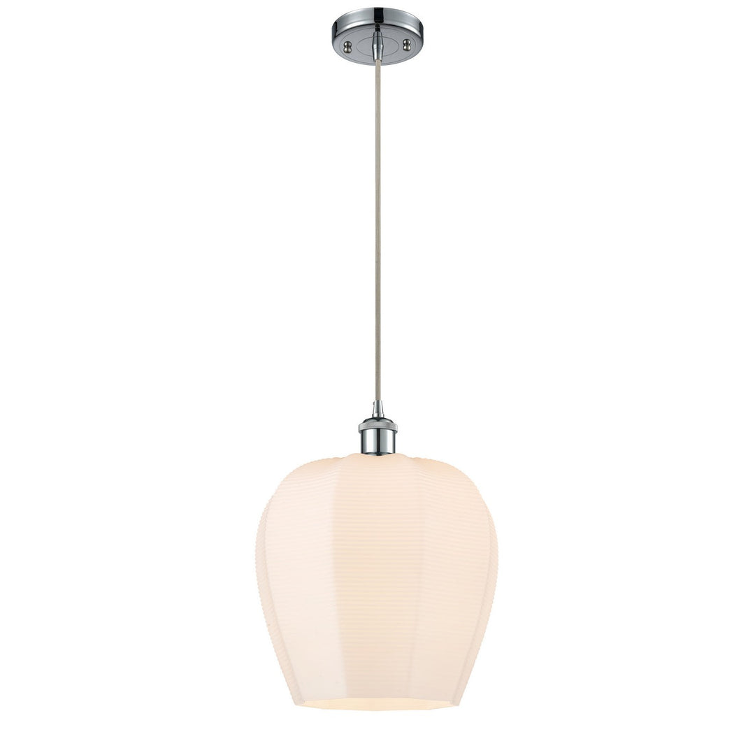 Innovations Ballston 516-1P-PC-G461-12 Pendant Light - Polished Chrome