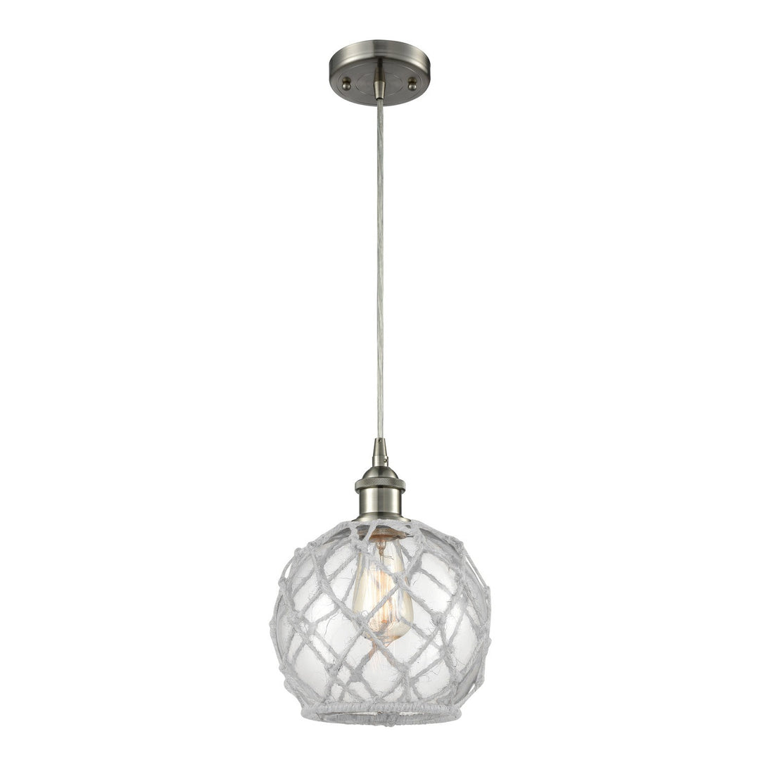 Innovations Ballston 516-1P-SN-G122-8RW Pendant Light - Brushed Satin Nickel