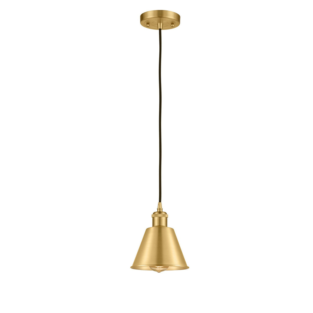 Innovations Ballston 516-1P-SG-M8-LED Pendant Light - Satin Gold