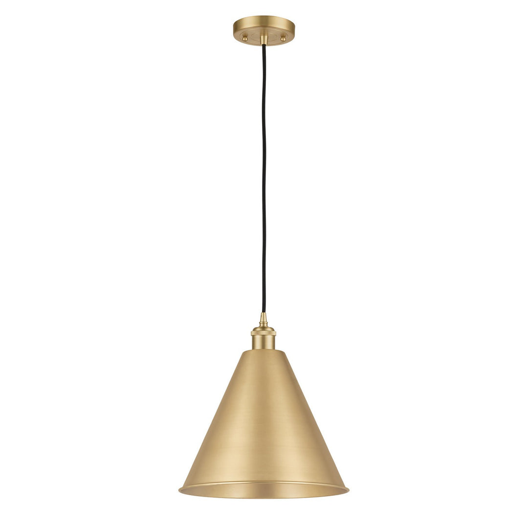 Innovations Ballston 516-1P-SG-MBC-16-SG Pendant Light - Satin Gold