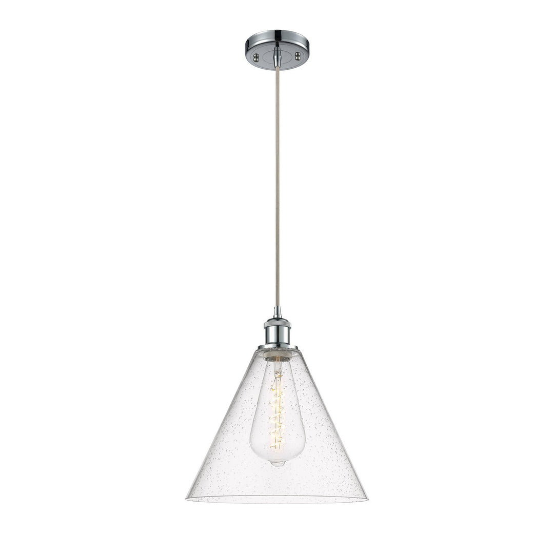 Innovations Ballston 516-1P-PC-GBC-124-LED Pendant Light - Polished Chrome