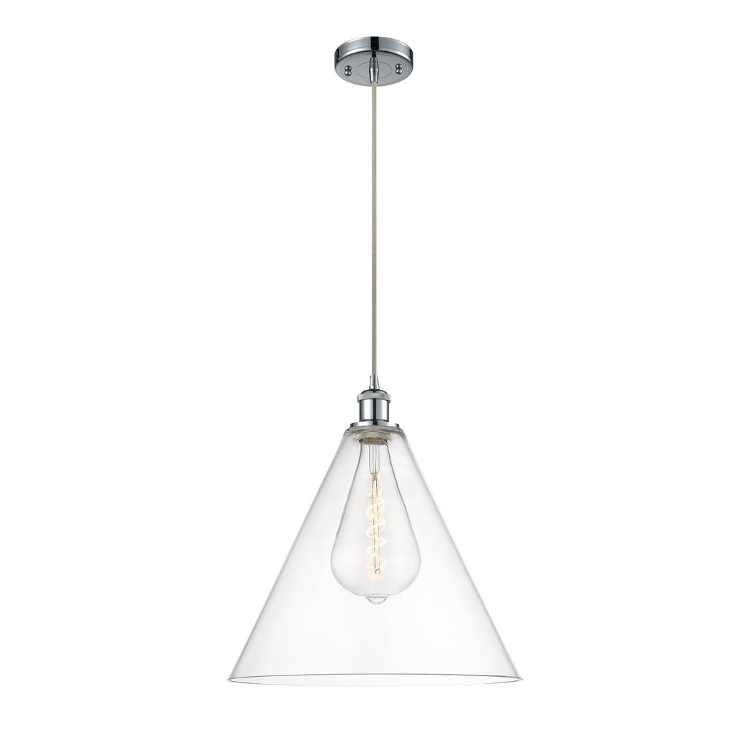 Innovations Ballston 516-1P-PC-GBC-162-LED Pendant Light - Polished Chrome