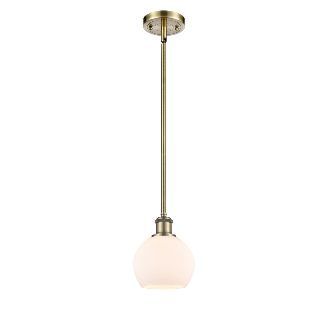 Innovations Ballston 516-1S-AB-G121-6-LED Pendant Light - Antique Brass