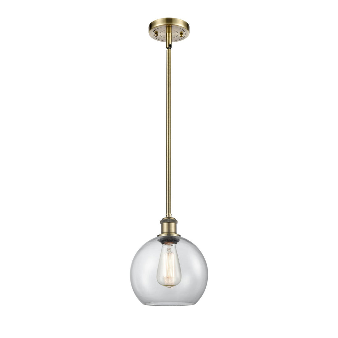 Innovations Ballston 516-1S-AB-G122-8-LED Pendant Light - Antique Brass