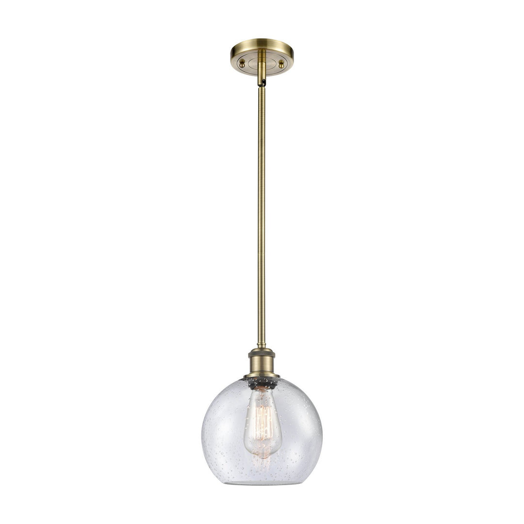 Innovations Ballston 516-1S-AB-G124-8 Pendant Light - Antique Brass