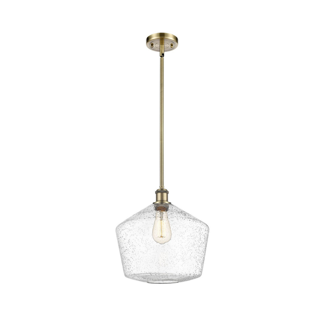 Innovations Ballston 516-1S-AB-G654-12-LED Pendant Light - Antique Brass