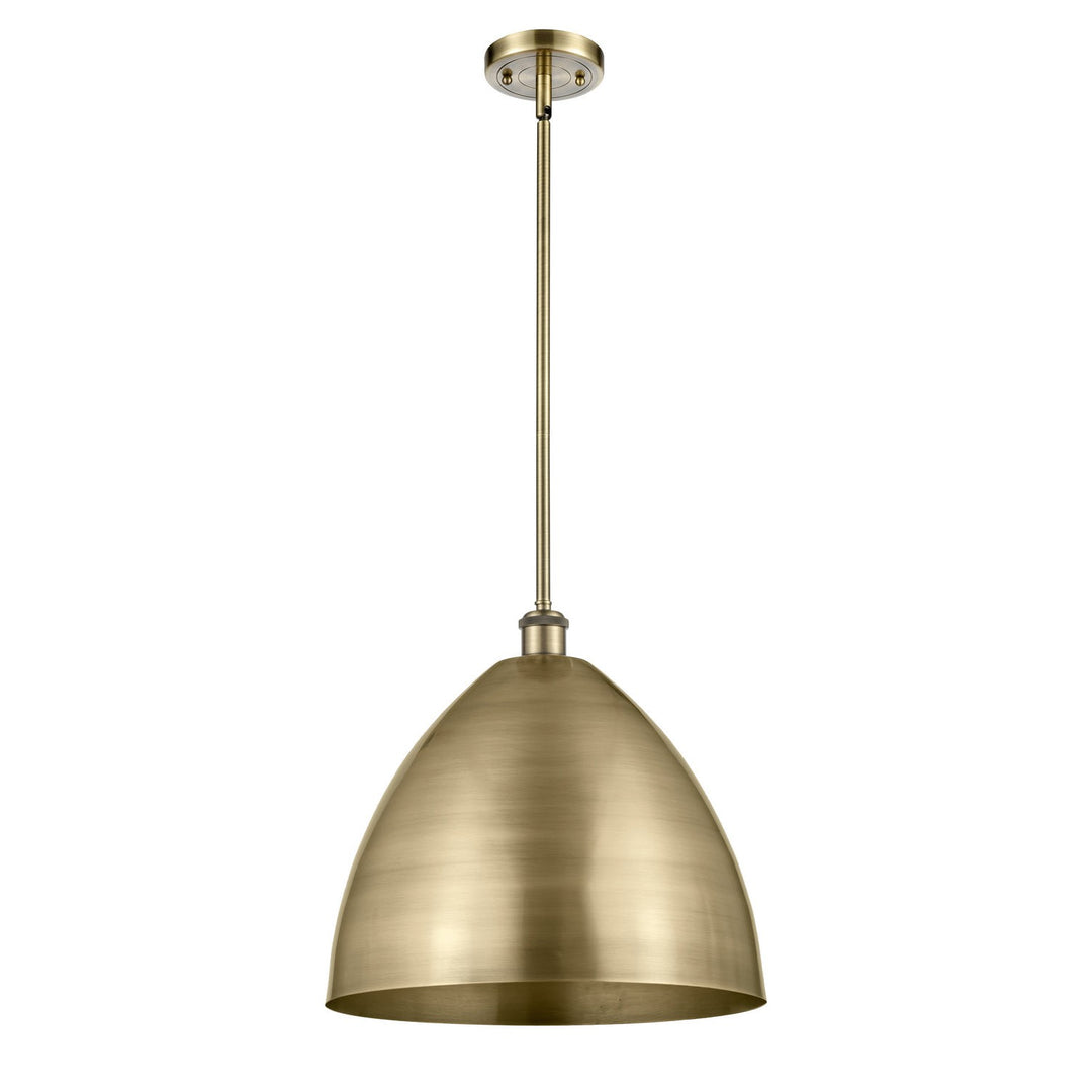 Innovations Ballston 516-1S-AB-MBD-16-AB-LED Pendant Light - Antique Brass