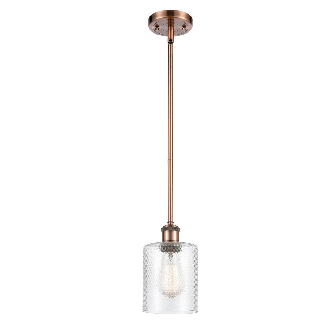 Innovations Ballston 516-1S-AC-G112 Pendant Light - Antique Copper