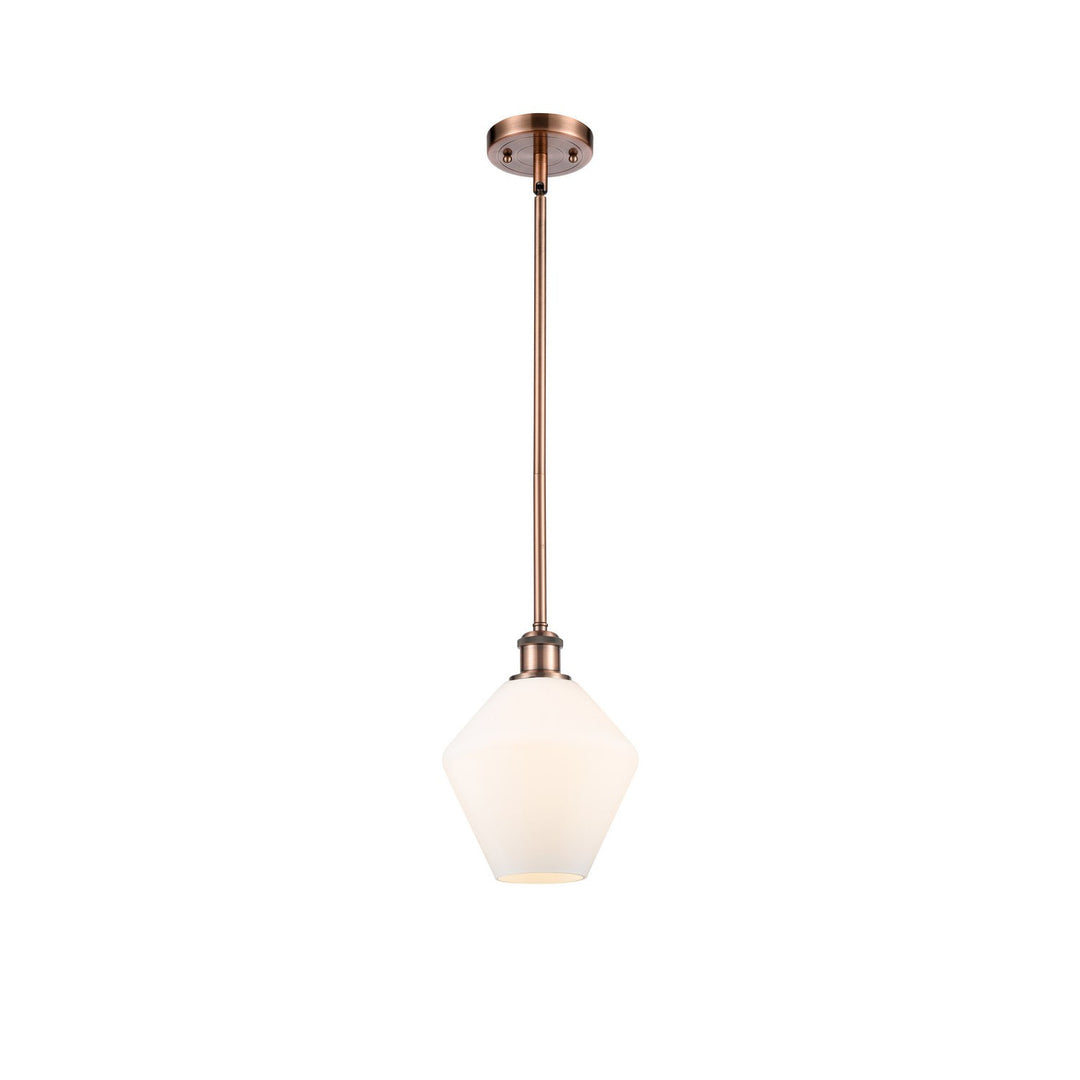 Innovations Ballston 516-1S-AC-G651-8 Pendant Light - Antique Copper
