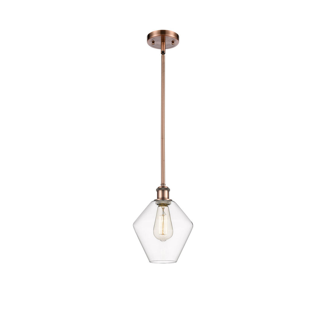 Innovations Ballston 516-1S-AC-G652-8 Pendant Light - Antique Copper