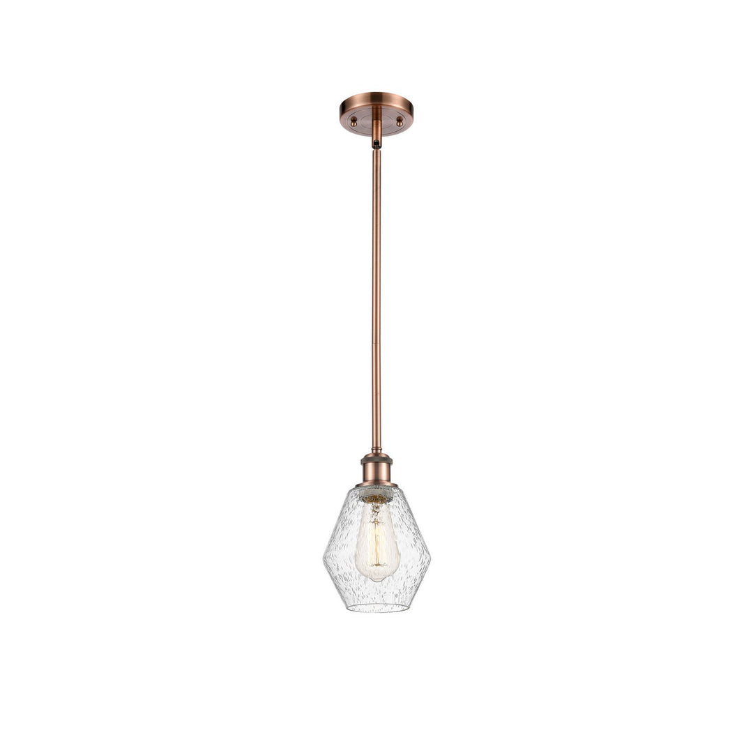 Innovations Ballston 516-1S-AC-G654-6-LED Pendant Light - Antique Copper