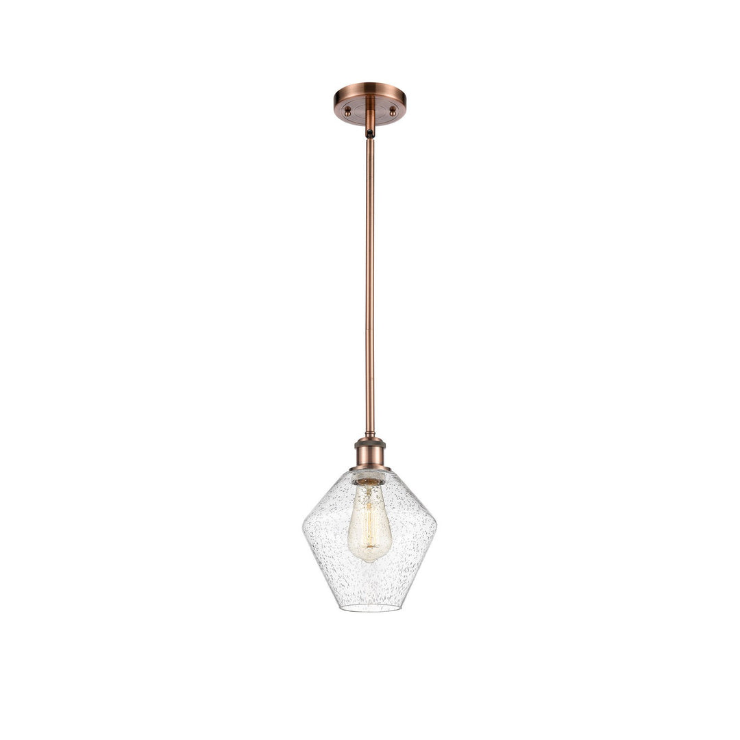 Innovations Ballston 516-1S-AC-G654-8 Pendant Light - Antique Copper