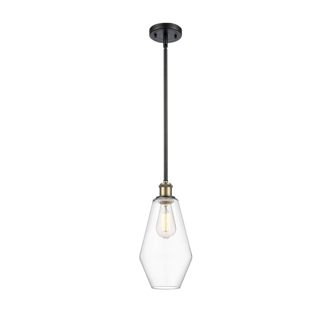 Innovations Ballston 516-1S-BAB-G652-7 Pendant Light - Black Antique Brass