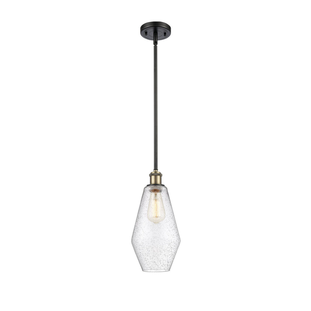 Innovations Ballston 516-1S-BAB-G654-7 Pendant Light - Black Antique Brass