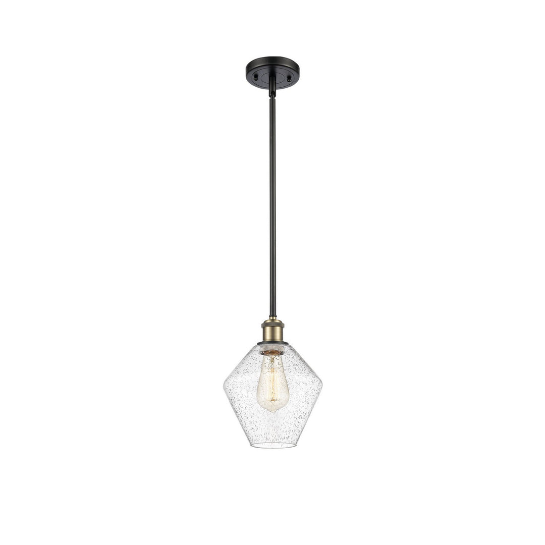 Innovations Ballston 516-1S-BAB-G654-8 Pendant Light - Black Antique Brass