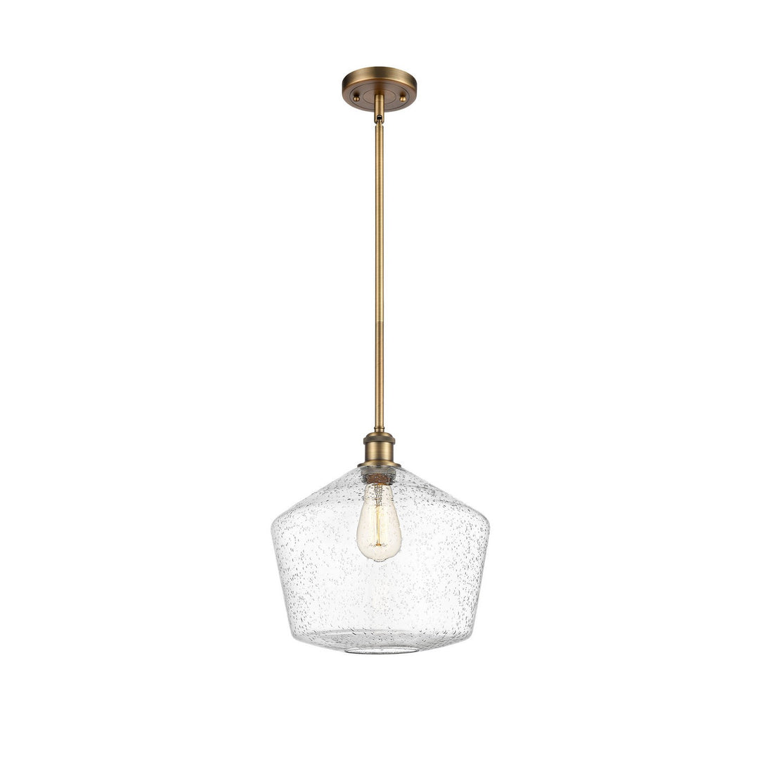 Innovations Ballston 516-1S-BB-G654-12-LED Pendant Light - Brushed Brass