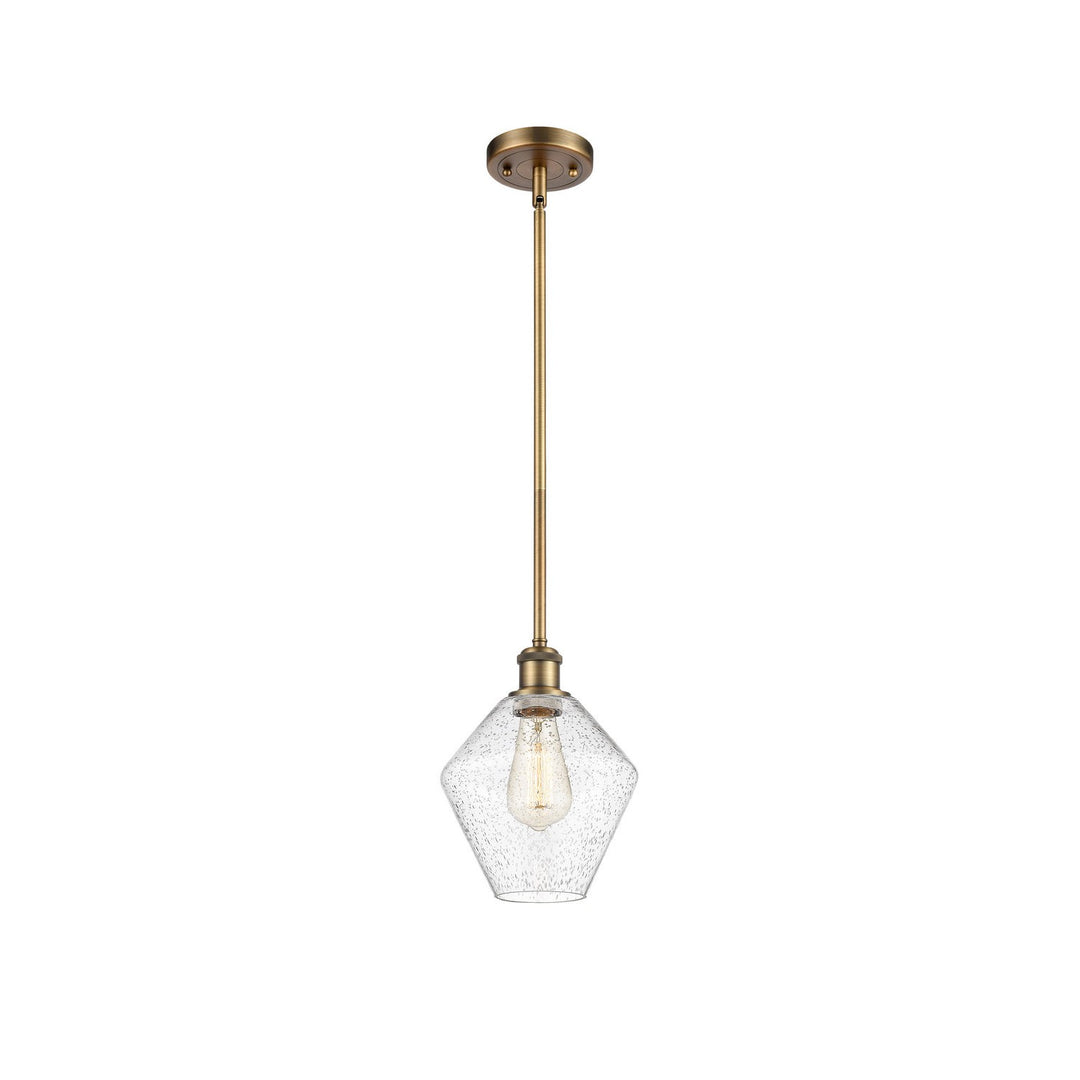 Innovations Ballston 516-1S-BB-G654-8-LED Pendant Light - Brushed Brass