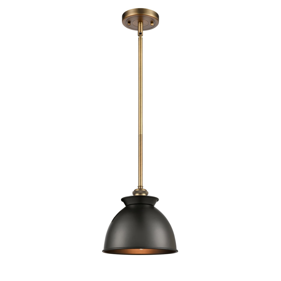 Innovations Ballston 516-1S-BB-M14-BK Pendant Light - Brushed Brass