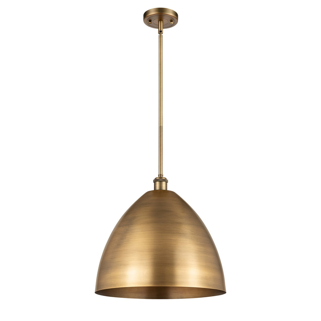 Innovations Ballston 516-1S-BB-MBD-16-BB Pendant Light - Brushed Brass