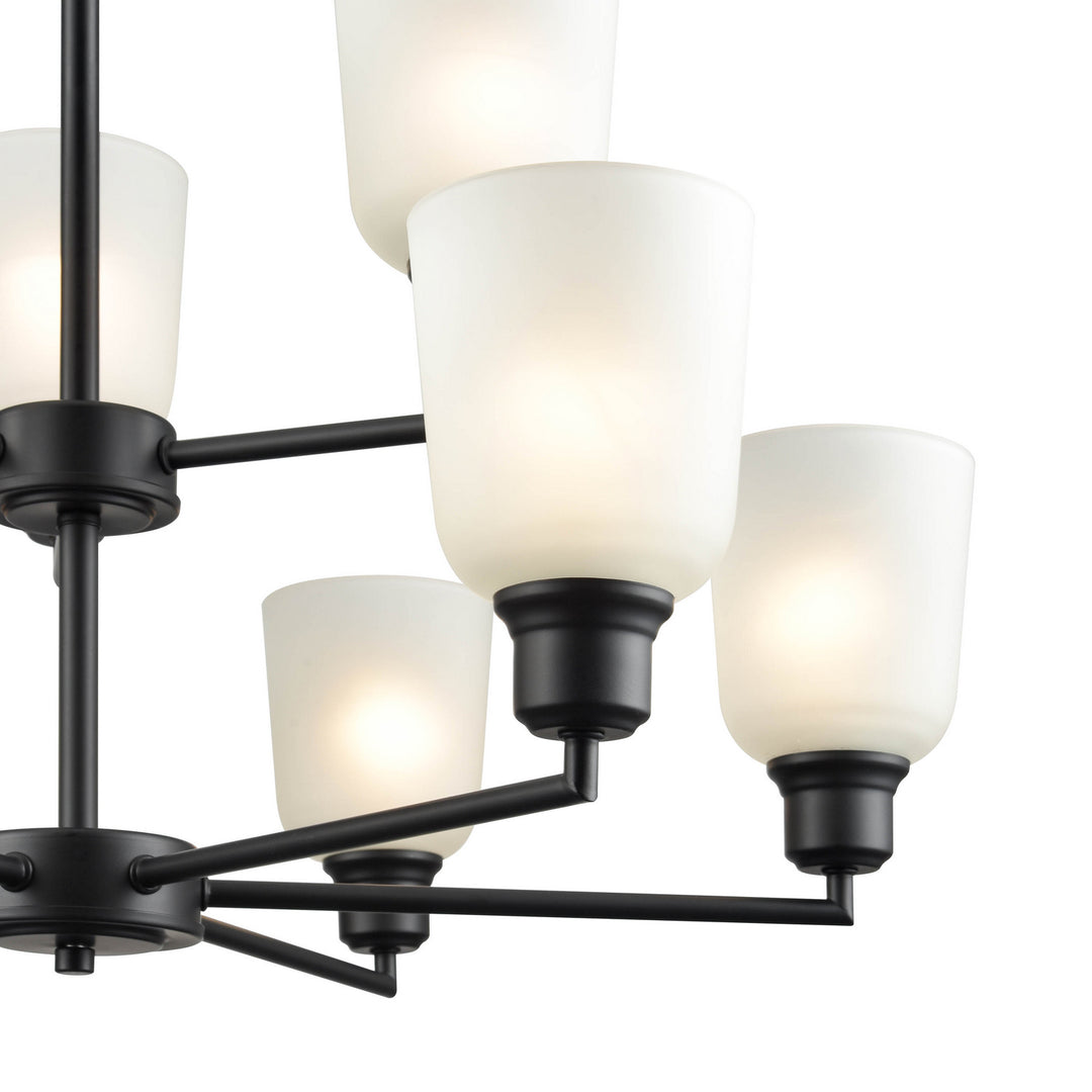 Millennium Amberle 2819-MB Chandelier Light - Matte Black