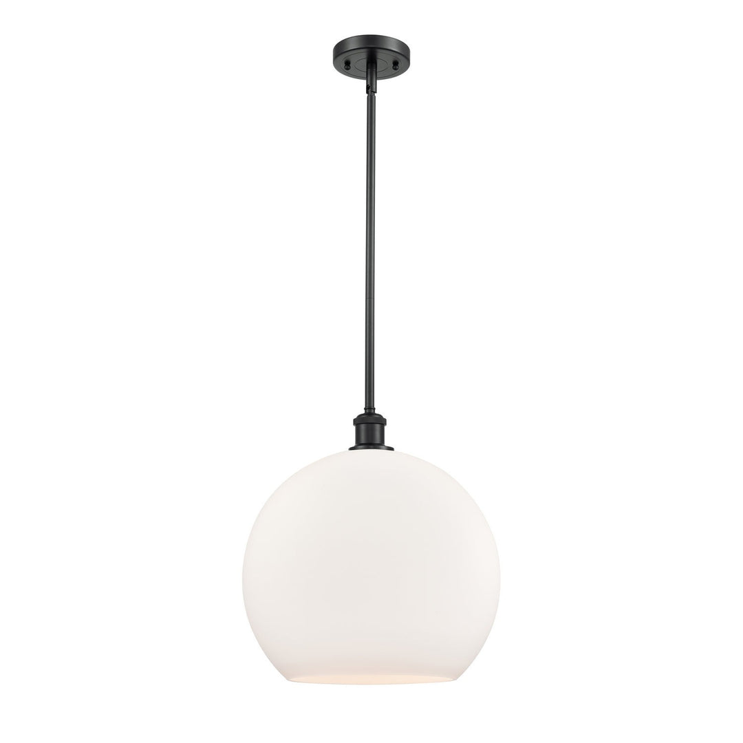 Innovations Ballston 516-1S-BK-G121-14 Pendant Light - Matte Black