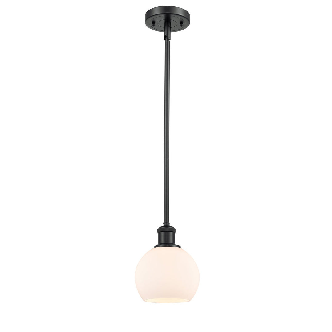 Innovations Ballston 516-1S-BK-G121-6-LED Pendant Light - Matte Black