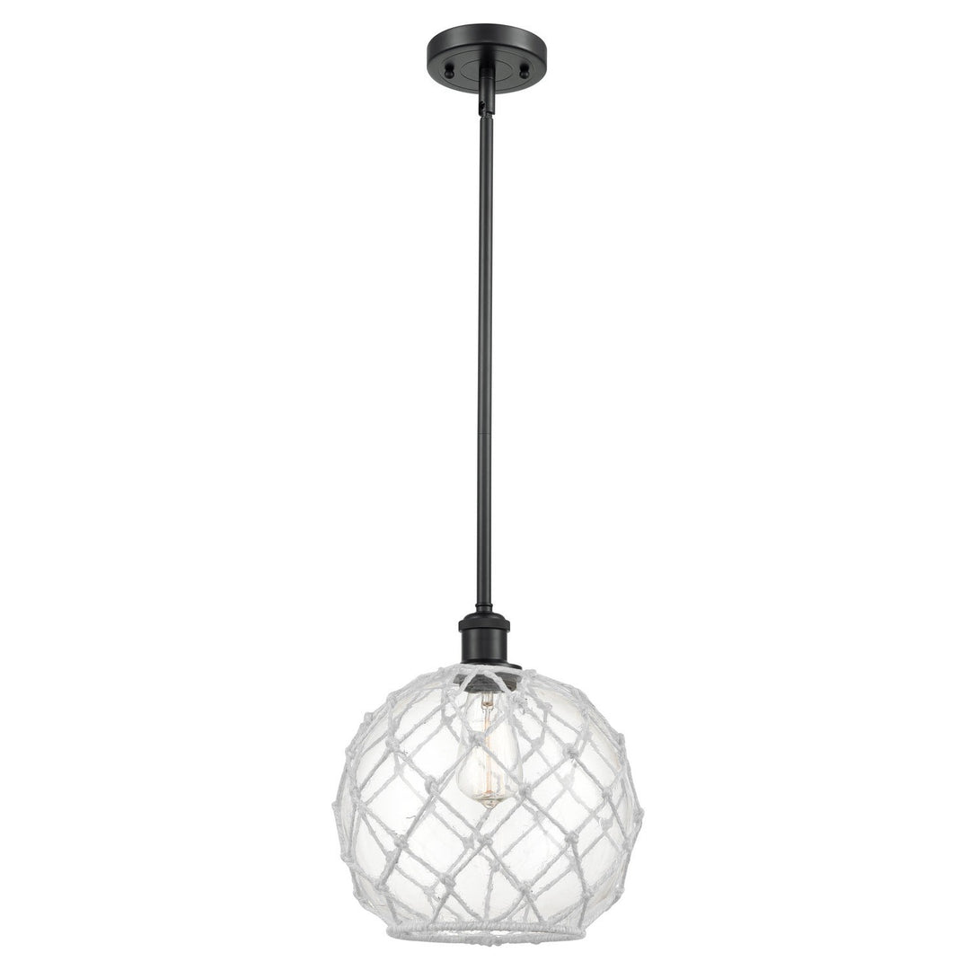 Innovations Ballston 516-1S-BK-G122-10RW Pendant Light - Matte Black