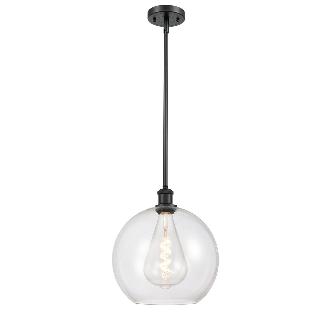 Innovations Ballston 516-1S-BK-G122-12 Pendant Light - Matte Black