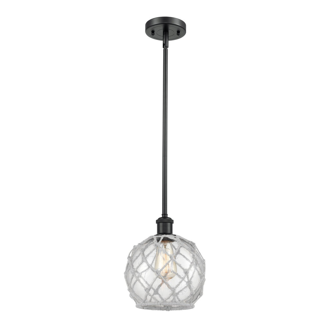 Innovations Ballston 516-1S-BK-G122-8RW-LED Pendant Light - Matte Black