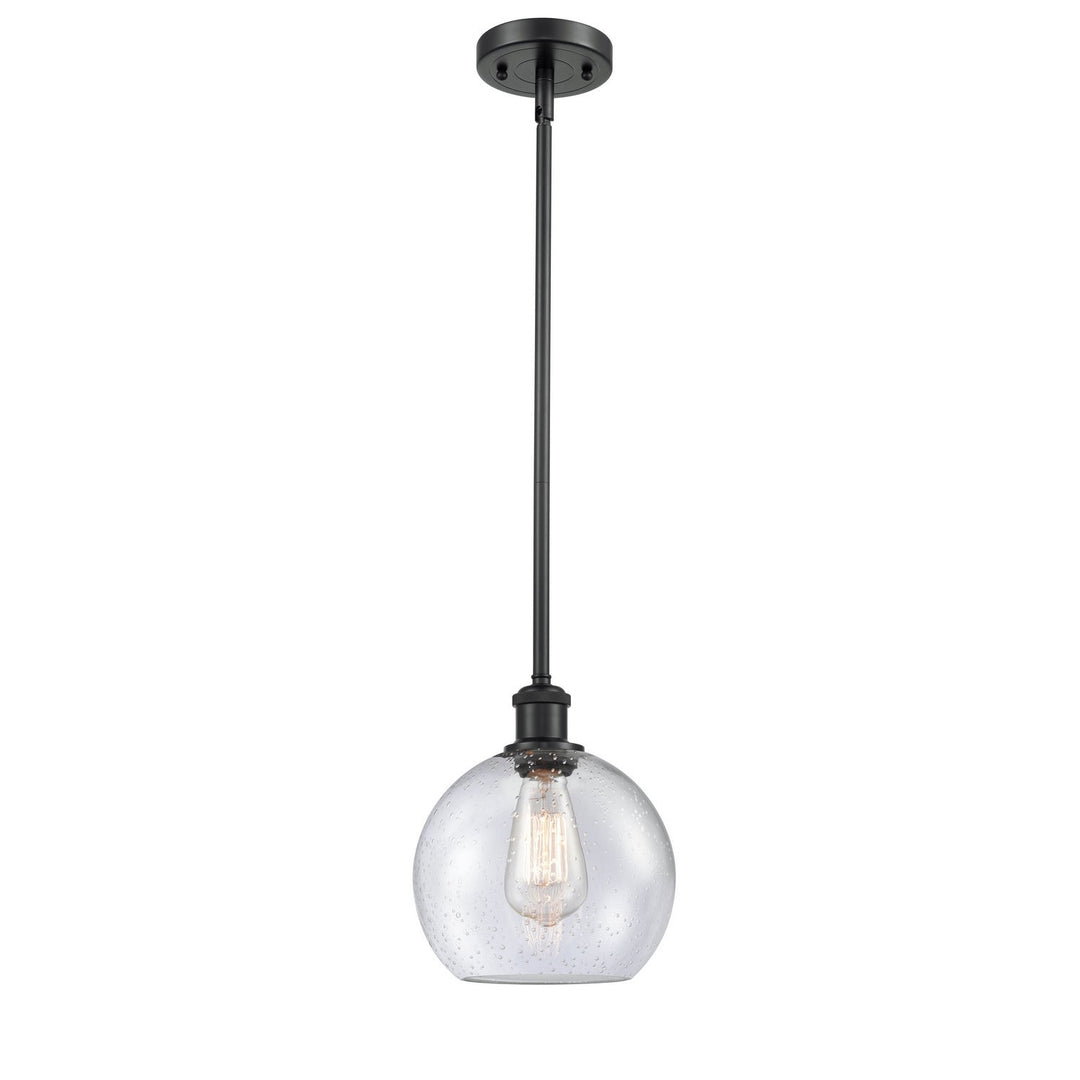 Innovations Ballston 516-1S-BK-G124-8 Pendant Light - Matte Black